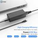 SLE-TECH 65W USB C Laptop Charger Compatible with Lenovo ThinkPad X1 Carbon Gen 6 7 8 9,T14 T15 E14 E15 L13,Yoga 7i 9i C740 C930 C940,Chromebook 100e 300e 500e c330 s330,Type C AC Adapter Power Cord