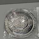 DS. DISTINCTIVE STYLE Steamer Rack 10.1 Inch 304 Stainless Steel Steaming Rack Steam Tray with Removable Legs for Steaming Crab, Tamale Cookware Instant Pressure Cooker Multi-functional Steamer Basket (Silver - 25.6 cm)