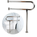 Handicap Bathroom Bar - 304 Stainless Steel Non-Slip Handrail for Disabled Toilet & Shower, Barrier-Free Safety Railing with Hand Grips