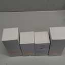 Gulicola Natural Glass Baby Bottles Set 4 Pack, Newborn Boy Breastfeeding Bottles with Slow Flow Nipples, 0 Months+, 3 oz & 5 oz - Black/White (Classic)