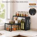 Kitchen Countertop Organizer, Counter Shelf for Corners Coffee Bars Pantry