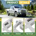 KUAFU Mounting Clamps Truck Caps Camper Shell Compatible with Toyota Chevrolet Chevy Ford Dodge Ram Gmc Sierra Dakota Ram 1500 2500 3500 F150 F250 Heavy Duty Aluminum 2 Packages