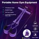 Resistance Bands with Handles, 8-Tube Multifunctional Exercise Bands for Full Body Workout, Strength Training Bands for Arms, Legs, Abs & Home Gym