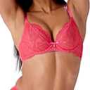 Gossard Women's Superboost Lace Non-Padded Plunge Bra (34DD)
