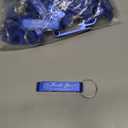 Dandat 100 Pcs Bottle Opener Keychain Bulk Personalized Thank You Wedding Favors for Guests Aluminum Wine Beer Opener Engraved Wedding Guest Gifts for Birthday Party Graduation Souvenirs(Blue)