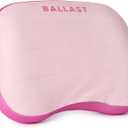 Ballast Beach Pillow  Comfy, Durable & Compact, Stays Put on Windy Beaches with Patented Sand Pouch, Inflatable Pillow for Beaches, Pools, Camping, Festivals and Travel (Flamingo Pink)