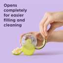 Chefn GarlicZoom Garlic Chopper, Handheld Garlic Mincer with Rolling Action, Easy to Use and Clean, Compact Size for Quick Prep, Dishwasher Safe