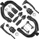 TadaMark Front Upper Control Arm Suspension Kit Fit for 2004-2007 Buick Rainier Chevrolet Trailblazer (EXT) 2004-2008 GMC Envoy XL XUV Isuzu Ascender 2005-2009 Saab 9-7X - 12pcs
