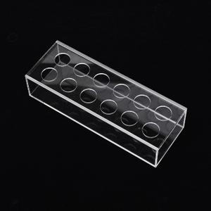 Clear Vase, 30 cm Long Without Lights 12 Holes Acrylic Wedding Decoration Family Restaurant Table Decor(#1)