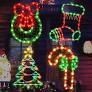 3 Pack Christmas Window Silhouette Lights Decorations, Window Lighted Candy Cane x1,Christmas Tree x1,Wreath x1,Christmas Stocking x1 for Home Indoor Wall, Patio Lawn
