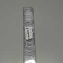 12 PCS Clear Plastic Shower Curtain Rings, Easy Snap Closure Shower Curtain Hooks