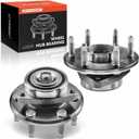 A-Premium 2 x Front Rear Wheel Bearing and Hub Assembly, Fit for Buick Enclave 08-17, Chevy Traverse 09-17, GMC Acadia 07-16, Saturn Outlook 07-10