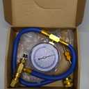 R134a Refrigerant Recharge Hose Kit-A/C Freon Charging Hose Set, with BPV-31 Bullet Piercing Tap Valve, AC Retrofit Valve, R134a Self Sealing Adapter, for Home/Car A/C Refrigerant System