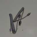 LISEN CarPlay Cable 2 Pack for iPhone 17 Air 16 15 Pro Max Car Charger Cord, 3.1A 4FT Coiled USB C Cable Short USB A to USB C Cable Support Android Auto Compatible with Samsung Galaxy S25 S24, Pixel 9 (Grey)