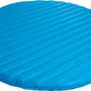 66" Outdoor Daybed Cushion,Round Matterss,Daybed Replacement Cushions,3" H X 66" D Circle,Upholstery Electric Inflatable Cushion, Pool Hammock, Camping Moisture-Proof Insulation Mat (Blue)