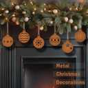 Christmas Tree Decor, Christmas Tree Ornaments Set for Crafts Hanging Decorations with Twine for Winter Home Tree Garland Christmas Decoration