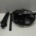 EZ-CHILL 16 Oscillating Pedestal Fan, 3-speed Options, 90-Degree Oscillating Head, Adjustable Height and Tilt, Powerful Air Flow, Black, MTFS-16B-BLK