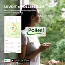 Levoit Air Purifiers for Home Large Room Up to 2933 Ft With HEPA Sleep Mode, AHAM VERIFIDE, Smart WIFI, PM2.5 Monitor, 3-in-1 Filter For Smoke, Pet Allergies, Dust, Alexa Control, Core 600S-P, White