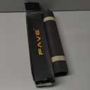 FAVE Woven Vinyl Table Runner 72x12 Inches Heat Resistant Table Runner Wipeable Waterproof Brown Table Runner Woven with Golden Threads for Wedding, Banquet,Party, Restaurant(Brown-72x12)