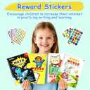 Grooved Handwriting Practice for Kids, Magic Grooved Writing Practice Books, 7 Reusable Tracing Workbooks for Preschool & Kindergarten, Learn Letters & Numbers for Ages 38 (7)