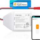 meross Smart Garage Door Opener Remote, Compatible with Apple HomeKit, Amazon Alexa, Google Assistant, CarPlay and SmartThings, Enhanced Compatibility, New Version