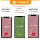 Bocasal Crossbody Wallet Case for iPhone 12/12 Pro, RFID Blocking Leather Purse Case with Card Holder, Protective Handbag Flip Cover with Zipper Wrist Strap Lanyard for Women 5G 6.1 Inch (Black)