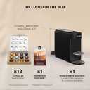 Nespresso Vertuo Up Coffee & Espresso Maker by Breville | Ink black coffee machine with 3 second start, 47 oz. multi-position water tank, iced coffee mode and app customization.