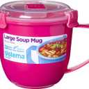 Sistema To Go Collection Soup Mug Large (Pack of 1) Assorted