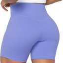 Sunzel No Front Seam High Waist Biker Shorts for Women, Squat Proof Yoga Workout Gym Bike Shorts (S)