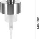 3Pcs Thread Mouth Foaming Soap Dispenser Pump Stainless Steel Replacement Lotion Shampoo Bottle Pumps for Bathroom Countertop