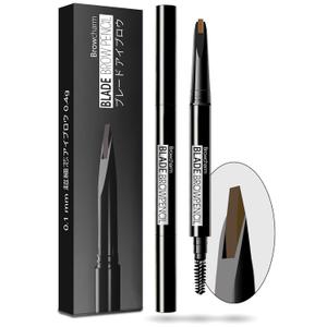 Microblading Eyebrow Pencil for Women,0.1mm Ultra-Fine Mechanical Pencil,Makeup Brow Definer Waterproof,Draws Tiny Brow Hairs and Fills in Sparse Areas and Gaps 03 Light Brown,1 Count Pack of 1