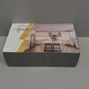 Amerdeco 10 Pack Matte Black and Gold Knurled Cabinet Pulls 5 Inch Hole Center Kitchen Cabinet Handles for Drawer Cupboard and Wardrobe ZH0038