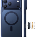 TORRAS for iPhone 17 Pro Case, Camera Control, Fit for MagSafe, MilitaryGrade Protection, Magnetic Slim Translucent AntiFingerprint Phone Case for iPhone 17 Pro 6.3", Deep Blue