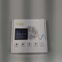 Solar LED Strip Lights Outdoor Waterproof Solar Powered Rope Light 19.6FT 180 LED 6000K White Cuttable Tape Lighting for Outside, Pool, Stair, Sign (Upgraded Version)