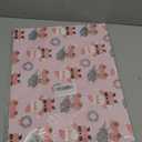 Vnaaem Pink Christmas Wrapping Paper for Boys Girls Kids - Cute Xmas Gift Wrap With Santa Tree Reindeer Design for Holiday Party Celebration - 20 X 28Inches Per Sheet(8 Pack)