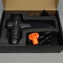 TOLOCO Massage Gun, Upgrade Deep Tissue Back Massager with 10 Replacement Heads, Percussion Massage Guns for Athletes for Pain Relief, Super Quiet Electric Massager for Valentine Gift, Carbon