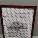 Egofine 12x16 Picture Frames with Plexiglass, Display Pictures 9x12/11x14 with Mat or 12x16 Without Mat for Wall Mounting, Cherry Red