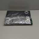 NICETOWN Halloween Pitch Black Solid Thermal Insulated Grommet Blackout Curtains/Drapes for Bedroom Window (2 Panels, 42 inches Wide by 63 inches Long, Black)