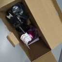 Conair Hair Dryer with Retractable Cord, 1875W Blow Dryer, 3 Heat Settings, 2 Speeds, Blow Dryer with Diffuser and Concentrator Attachments, Ionic + Tourmaline Technology, Pink