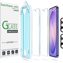 amFilm AutoAlignment OneTouch for Samsung Galaxy S26 Ultra 6.9" Screen Protector + Camera Lens Protector, Tempered Glass, 30 seconds Installation, Bubble Free, Case Friendly, AntiScratch [2+2 Pack]