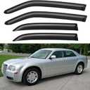 Window Visors Rain Guards Shield for 2005-2010 Chrysler 300, Out-Channel Window Vent Wind Deflectors Visors Shades for 2005-2008 Dodge Magnum