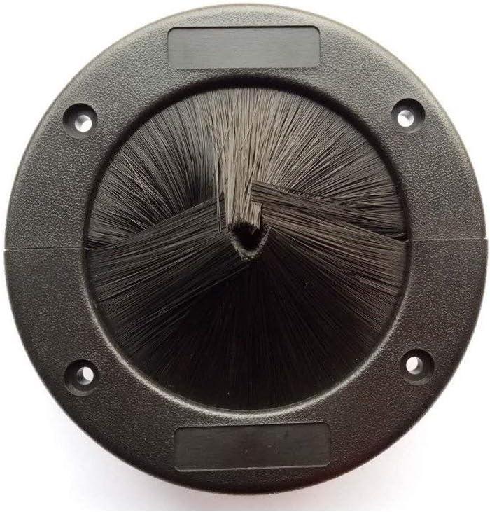 4-Inch Cable Management Grommet for Raised Floors - Airflow & Dust Protection, Data Center & Server Room Use - Durable Rubber Floor Grommet Insert (Single Pack)