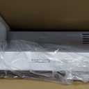 30 inch Stainless Steel Under Cabinet Range Hood, Slim Kitchen Vent Hood Ducted/Ductless Convertible with 2 Speed Exhaust Fan, 3-Layer Aluminum Filters,LED Lights,White