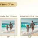 16x16 Metal Picture Frame with Removable Mat for 12x12 Photo, Aluminum Poster Frame 16 by16, Decorative Square Frame Wall Mount Hanging Hardware Included, Gold, Pack of 1