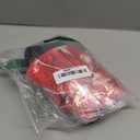 Herseas Women's High Waisted Bikini Sets One Shoulder Floral Print Swimsuits 2 Piece Tummy Control Bathing Suits (Black Red Floral, Small)