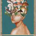Fmcmly Mushrooms Hunter Lose Your Mind Find Your Soul Vintage Metal Tin Signs Home Bar Kitchen Hotel Office Bedroom Living Room Cafes Wall Decor 8x12 Inch