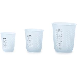 OXO Good Grips 3 Piece Squeeze & Pour Silicone Measuring Cup Set OXO Good Grips 3 Piece Squeeze & Pour Silicone Measuring Cup Set