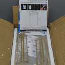 EHWINE 12 Pack Acrylic Sign Holder 5 x 7, Double Sided Gold Picture Frame Stand up Table Top Sign Holders, Clear Display Stand Menu Flyer Holder for Wedding Party