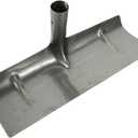 balacoo Manure Rake Head Fowl Manure Shovel Manual Spade Head for Livestock Cage Cleaning Iron Cleaning Shovel for Wall Ground and Stall Use 15.35 X 5.31 X 5.11 in