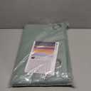 BGment Sliding Door Curtain 84 Inch Length, Extra Wide Room Darkening Curtain for Living Room Thermal Insulated Privacy Noise Cancelling Room Divider Bedroom Curtain, 1 Panel, Frosty Green, 120 Wide